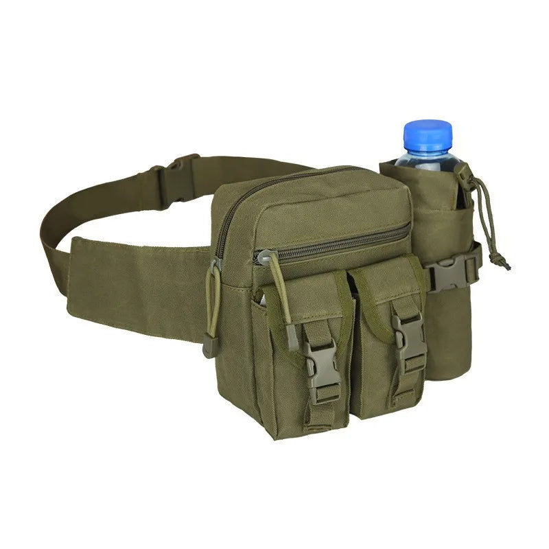 6L Tactical Waist Pack with Water Bottle Holder – Hiking & Outdoor