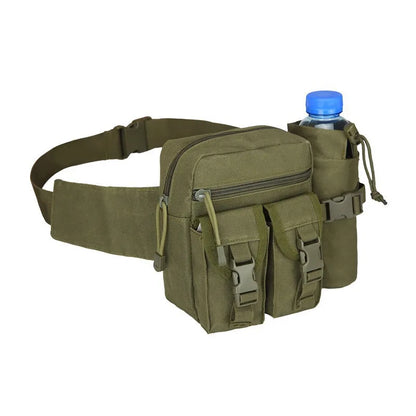 6L Tactical Waist Pack with Water Bottle Holder – Hiking & Outdoor
