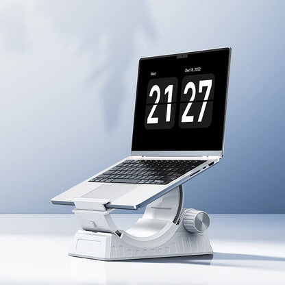 Vertical Laptop Stand Dual Slot Desk Organizer