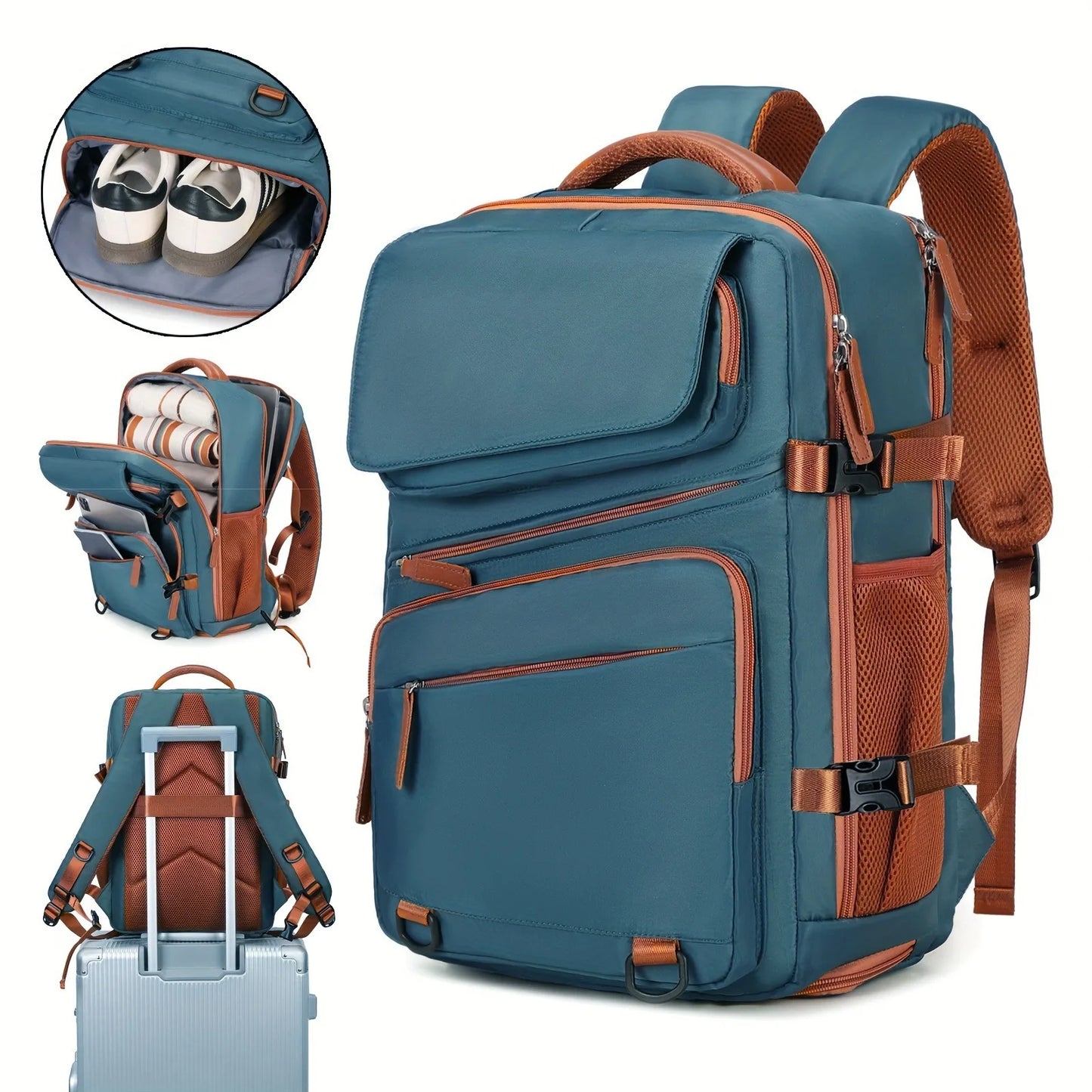 Lightweight Expandable Laptop Backpack for Men and Women