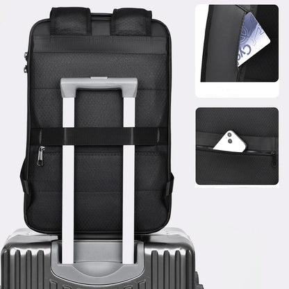 Hard Shell E-Sports Backpack 16.8" – Anti-Theft Expandable Laptop Bag