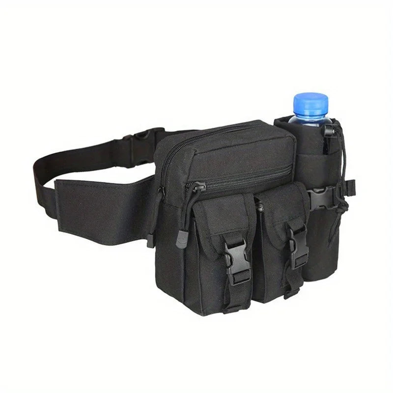 6L Tactical Waist Pack with Water Bottle Holder – Hiking & Outdoor