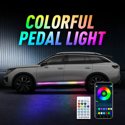 IP68 RGB Car Door Sill Ambient Light Strip – Music Sync, Dream Color, 120/150/180cm