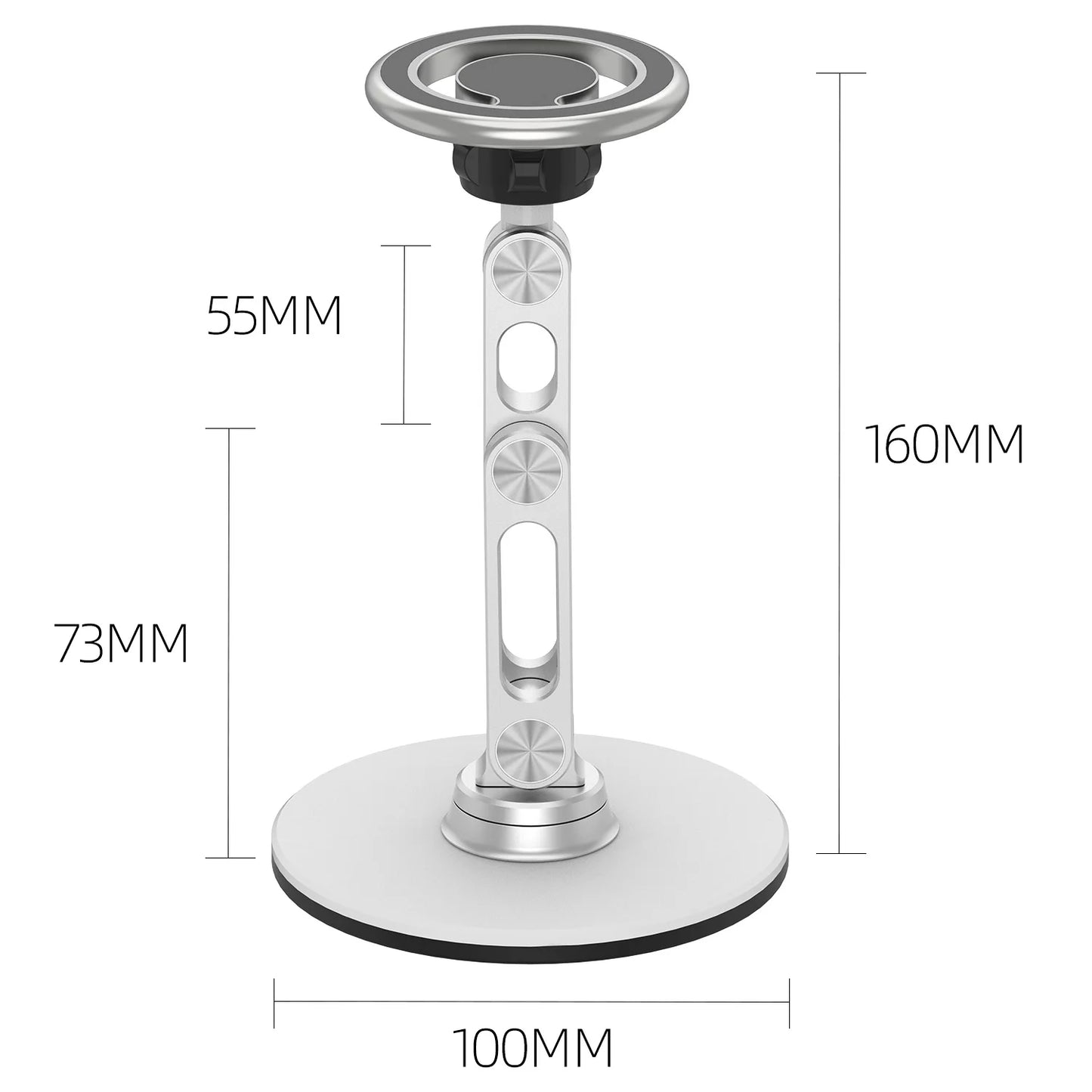 Magnetic Phone Holder Stand Adjustable Desktop Mobile Stand for iPhone Samsung Xiaomi