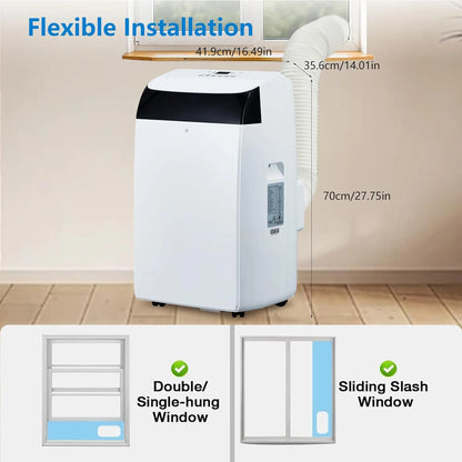 14000 BTU Portable Air Conditioners, 3-In-1 Free Standing
