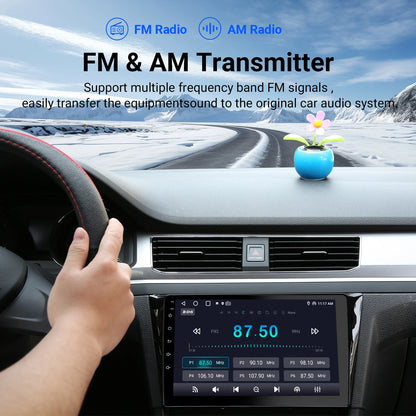 Wireless Double Din Car Stereo 9" Car Radio