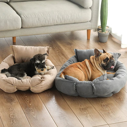 3-in-1 Dog Sofa Bed – Warm Cotton Pet Bed for Small, Medium & Large Dogs and Cats