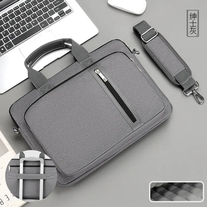 Laptop Sleeve Bag – Zipper, Multi-Pocket, Fits 13.3–17.3" MacBook, ASUS, Lenovo, Dell