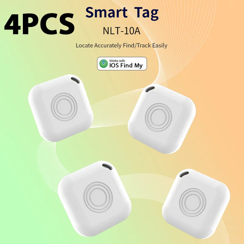 4PCS Smart Tag iPhone GPS Tracker Air tag Work with Apple
