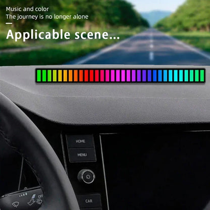 RGB LED Music Rhythm Light USB Sound Control Ambient Lamp with App Control