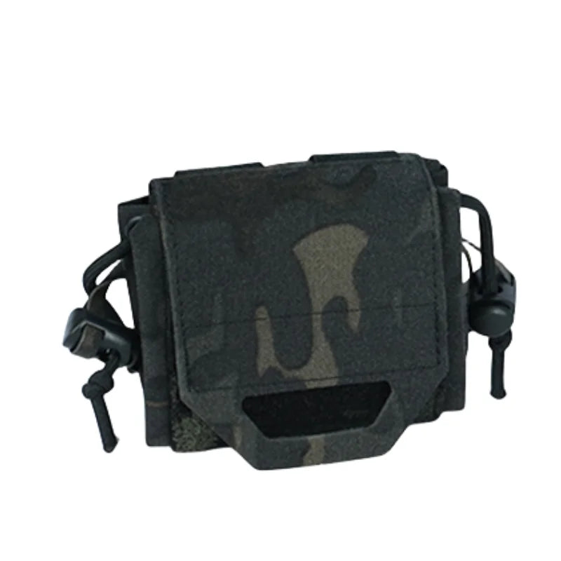 MOLLE Foldable Dump Pouch – Nylon, Hook & Loop, Retention Cord, Drain Grommets, 6 Tactical Colors