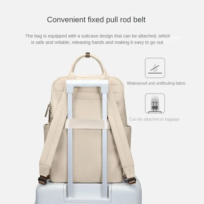 Women's Oxford Laptop Backpack with Handle – 15.6 Inch