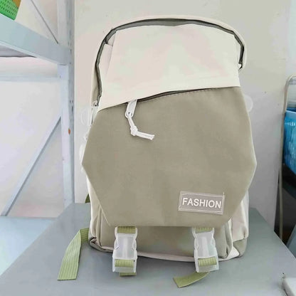 Nylon School Backpack with Optional Accessories