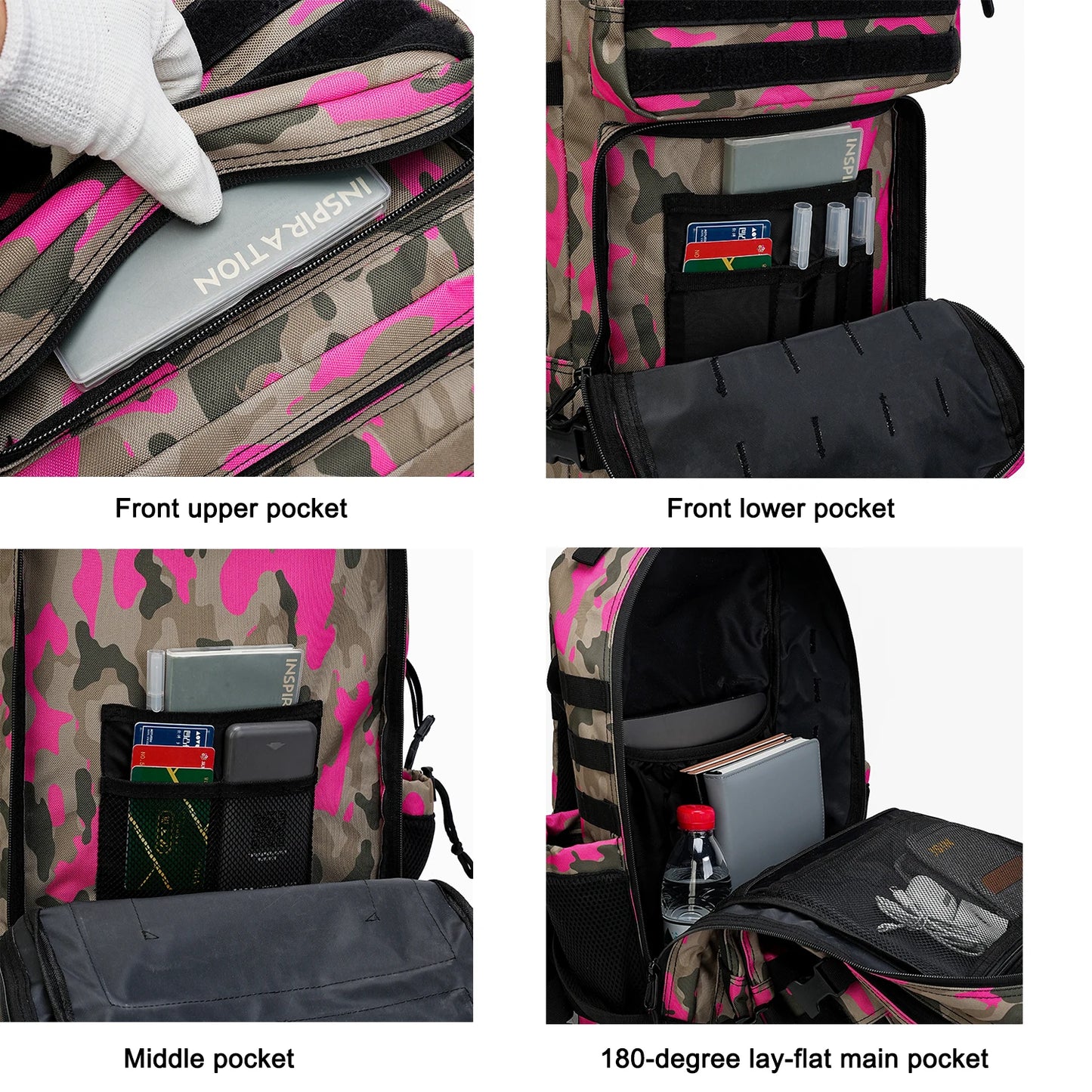 45L Tactical Backpack with MOLLE System – 3-Day Assault Pack for Hiking & Camping
