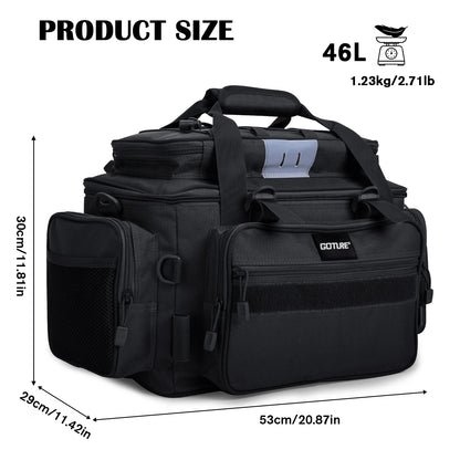 Large Fishing Tackle Bag – Water-Resistant Shoulder Bag