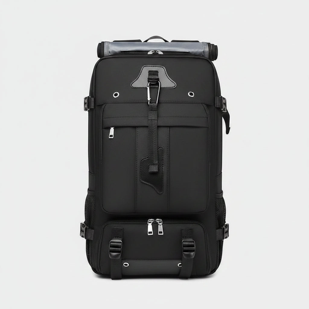 55L Large Capacity Travel Backpack – 15.6" Laptop Compartment, Shoe Pocket, Waterproof for Outdoor & Camping