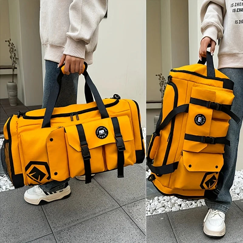 Large Capacity Travel Backpack – Gym Bag with Wet & Dry Separation & Shoe Compartment