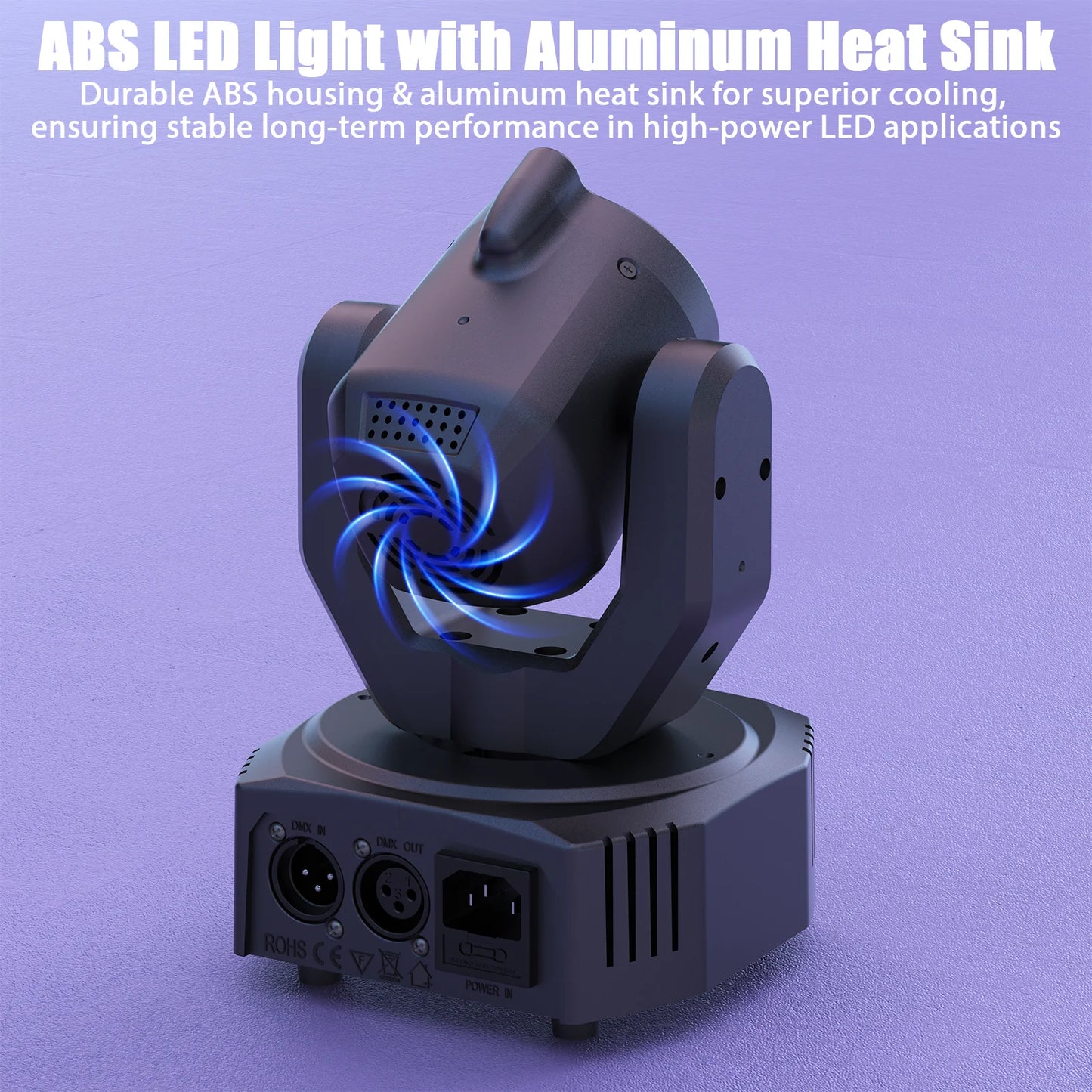 Mini 30W Beam Pattern Moving Head Light RGB DMX