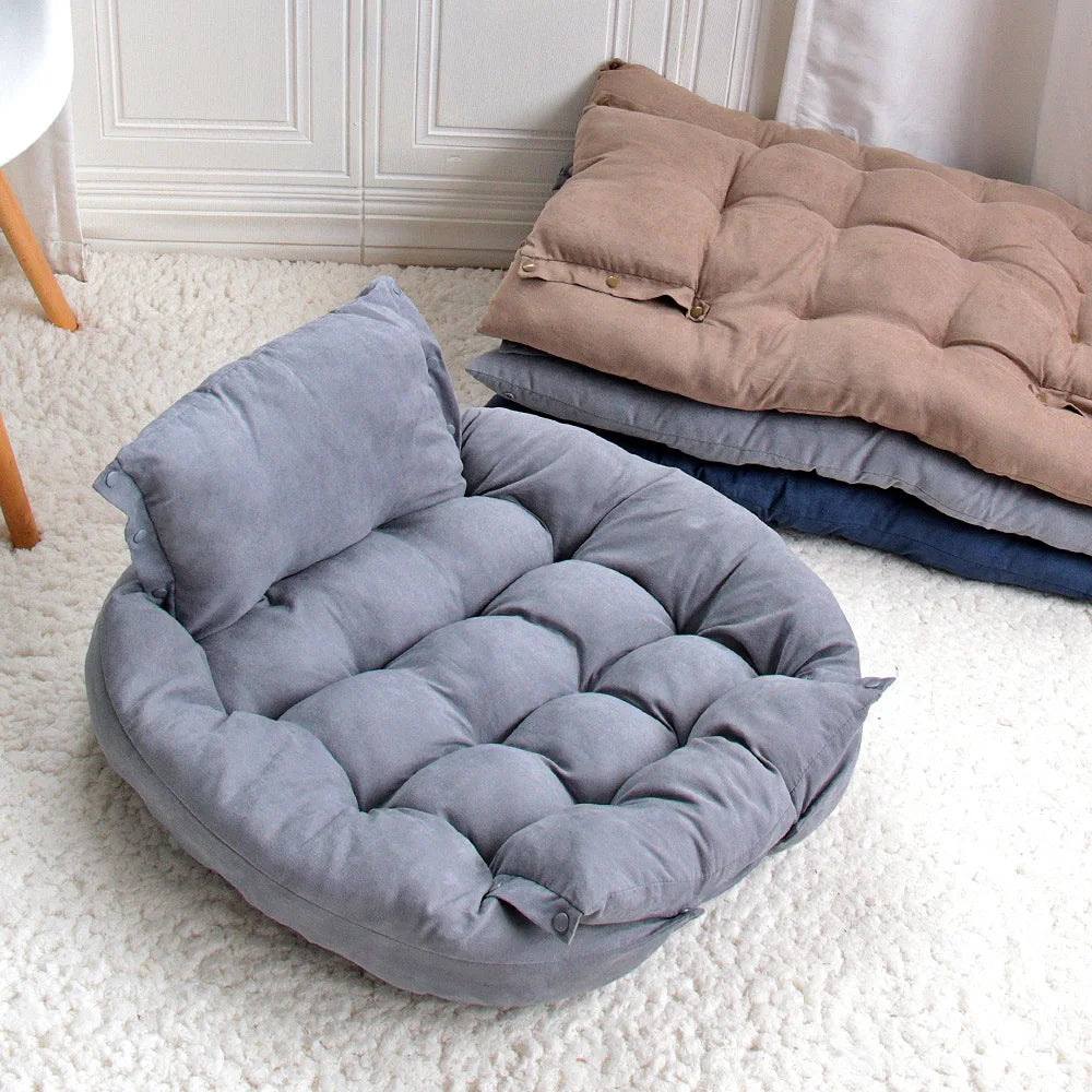 3-in-1 Dog Sofa Bed – Warm Cotton Pet Bed for Small, Medium & Large Dogs and Cats