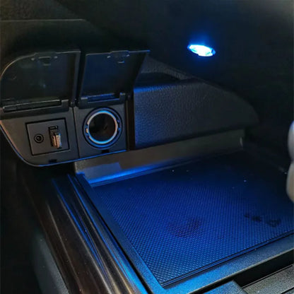 Toyota Camry Center Console Storage Box Ambient Light – Ice Blue LED, 12V, 2018–2023