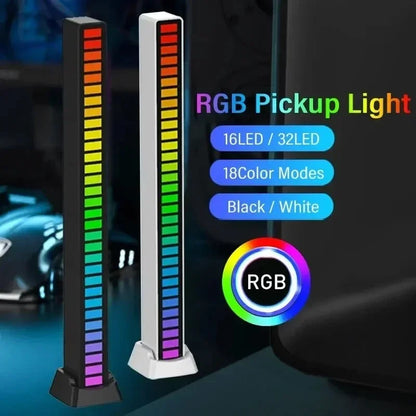 RGB LED Music Rhythm Light USB Sound Control Ambient Lamp with App Control