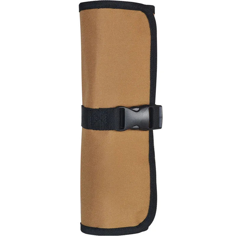 Roll-Up Tool Organizer Pouch – 600D Oxford, Multi-Pocket, Quick-Release Buckle, Wrench Spanner Camping Toolkit