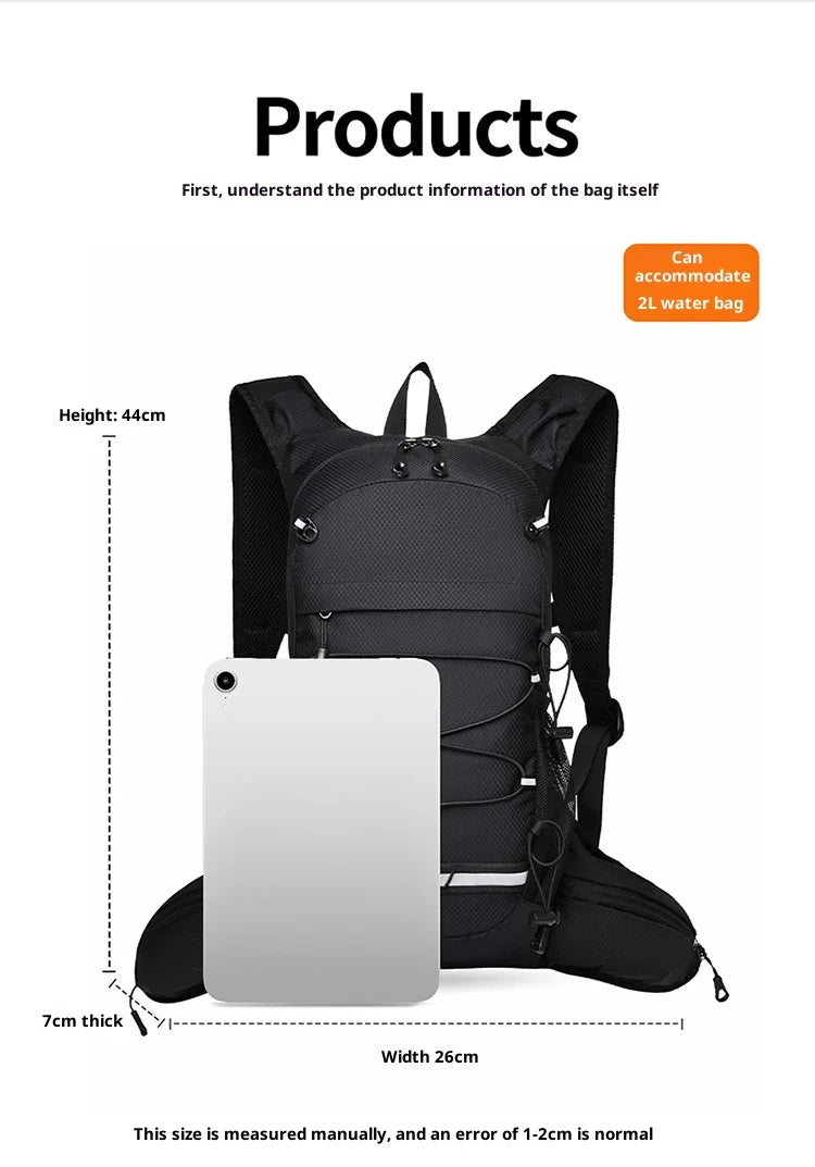 Water-Repellent Cycling and Hiking Backpack – Lightweight Unisex