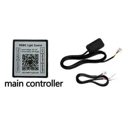 Car Interior Symphony Ambient Light Kit – 6 to 22-in-1, 213 Colors, Bluetooth App Control
