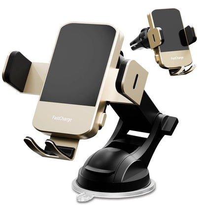 Car Charger Phone Holder 15W Fast Charge Station