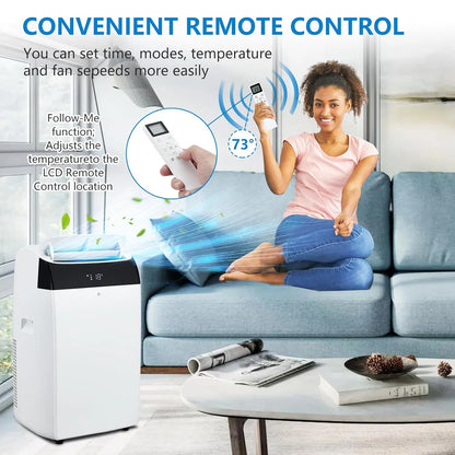 14000 BTU Portable Air Conditioners, 3-In-1 Free Standing