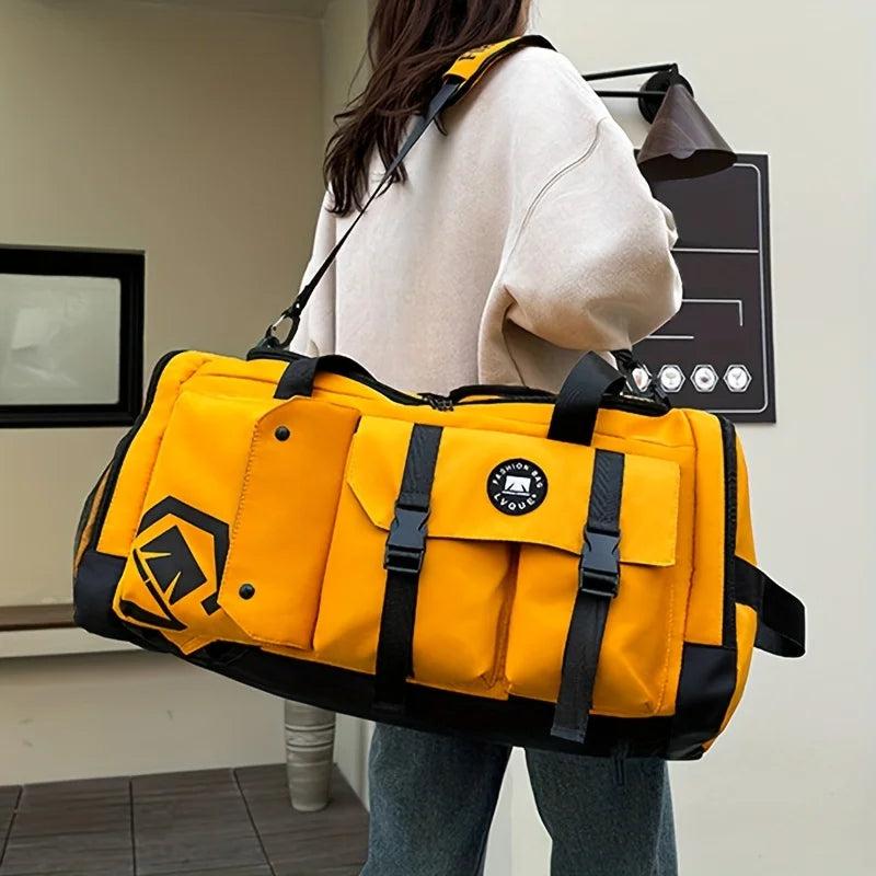 Large Capacity Travel Backpack – Gym Bag with Wet & Dry Separation & Shoe Compartment