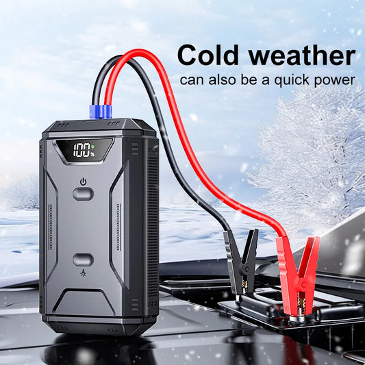 26800mAh Portable Car Battery Jump Starter with Digital Display USB Power Bank