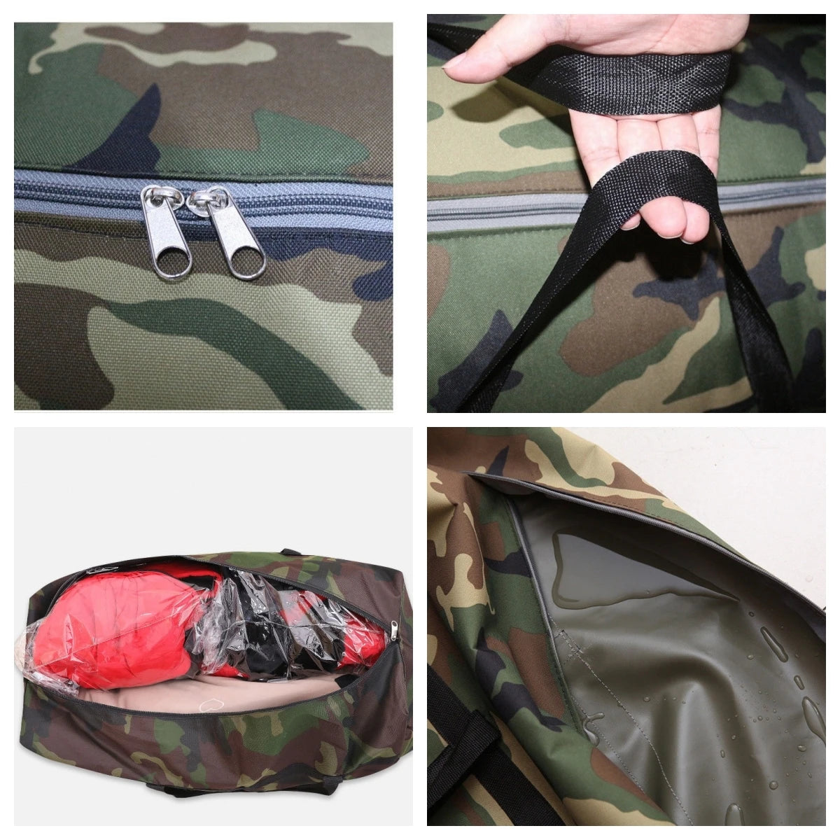 180L Heavy-Duty Camouflage Duffel Bag – Oxford Moving, Storage & Travel Bag