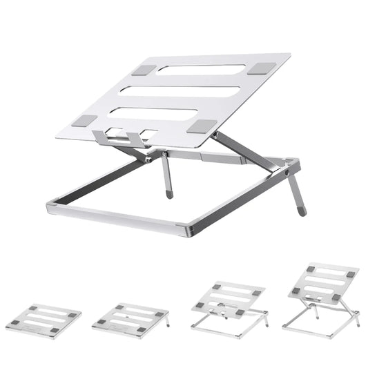 Adjustable Laptop Stand for Desk Aluminum Portable Laptop Riser for Notebooks up to 17.3 Inches