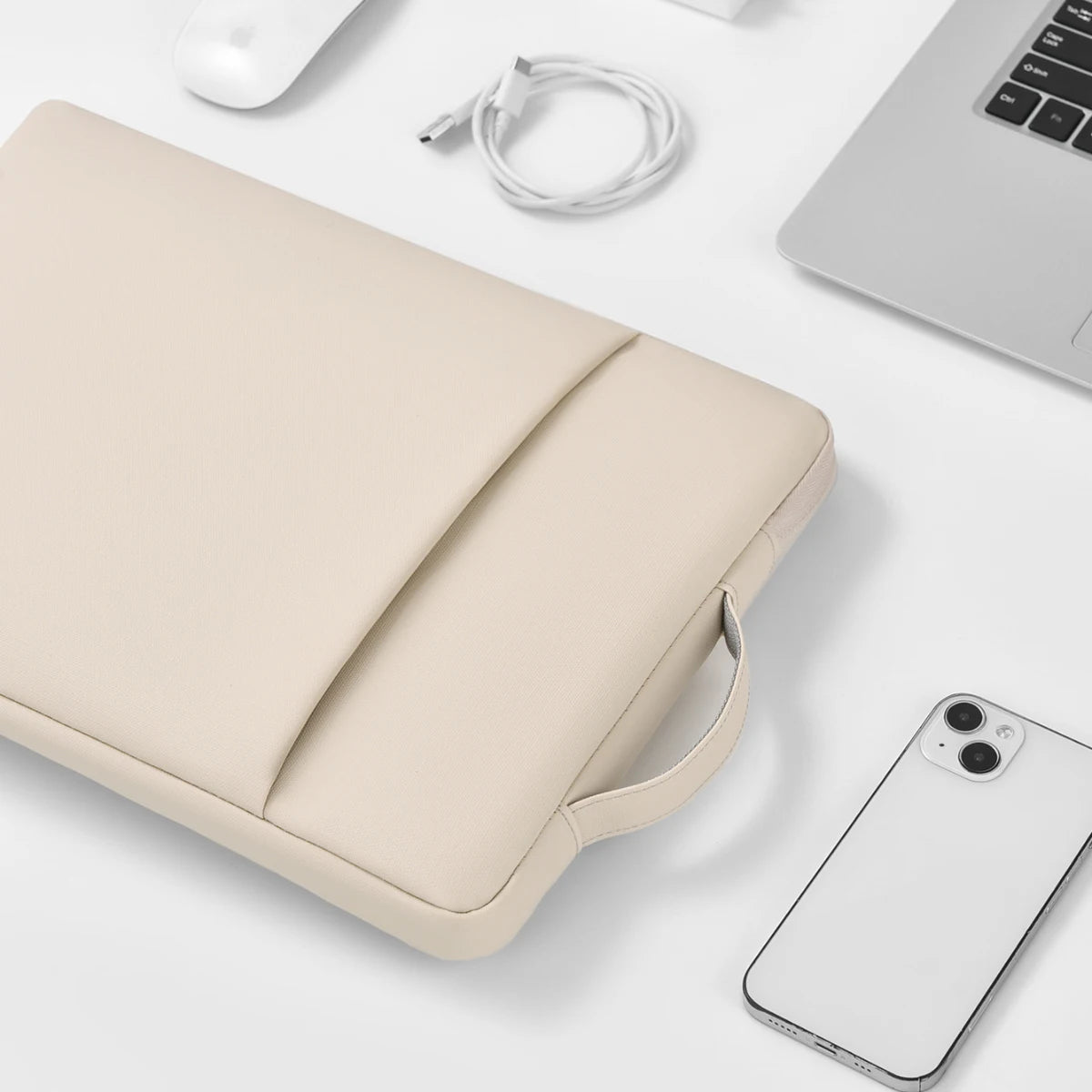 Nylon Laptop Sleeve Bag – Zipper, Slim Briefcase Style, Fits 13–15" MacBook, Lenovo, Huawei