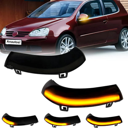 Sequential LED Side Mirror Turn Signal Lights – VW Golf MK5, Jetta, Passat, EOS, Skoda