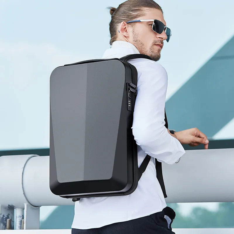 Business Laptop Backpack 15.6" with USB Port and Anti-Theft Design