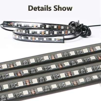 RGB LED Car Underbody Light Kit with App & Remote Control 12V