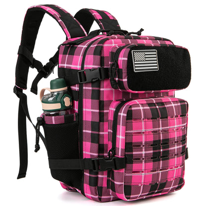 25L Tactical Backpack with Laser-Cut MOLLE and Dual Cup Holders