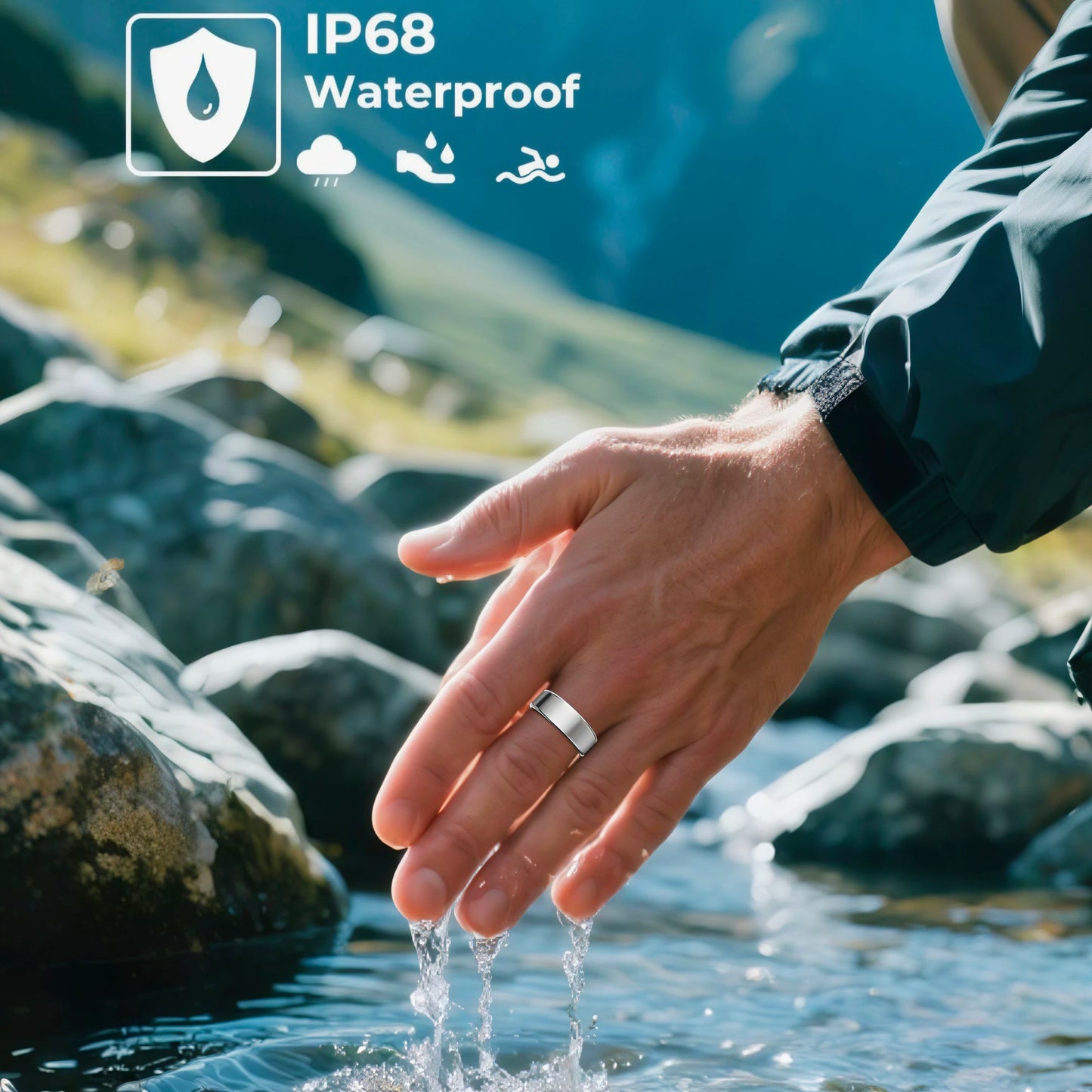 Ring - Sports and Sleep Tracker.It can monitor steps