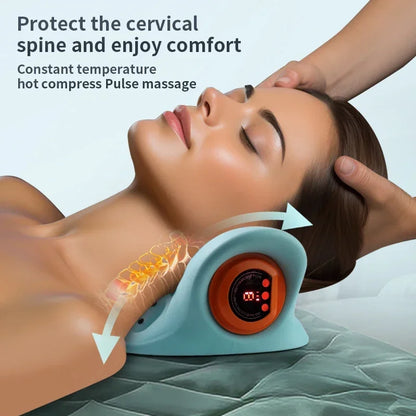 Electric Cervical Massager Neck and Shoulder Spine Stretch Device for Daily Relaxation