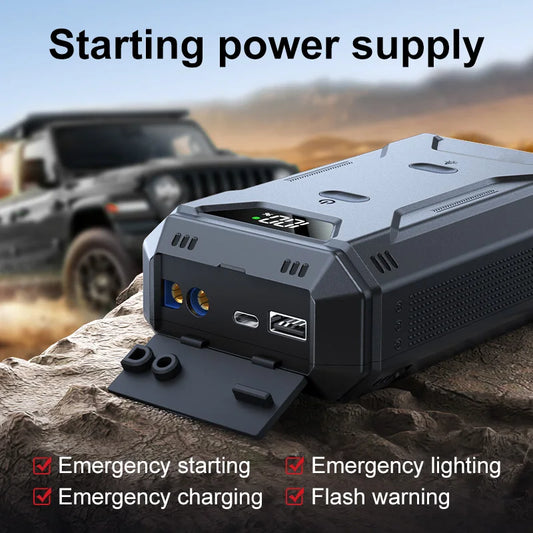 26800mAh Portable Car Battery Jump Starter with Digital Display USB Power Bank