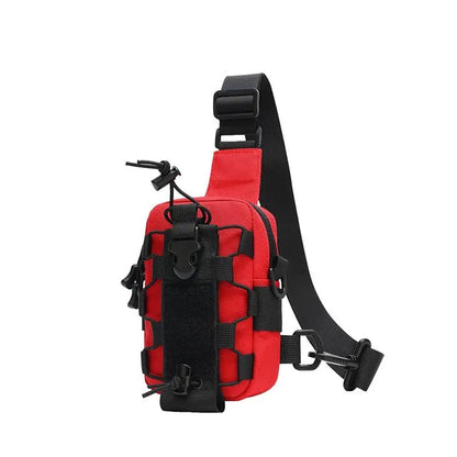 Tactical Sling Chest Bag with MOLLE Webbing – Crossbody & Outdoor
