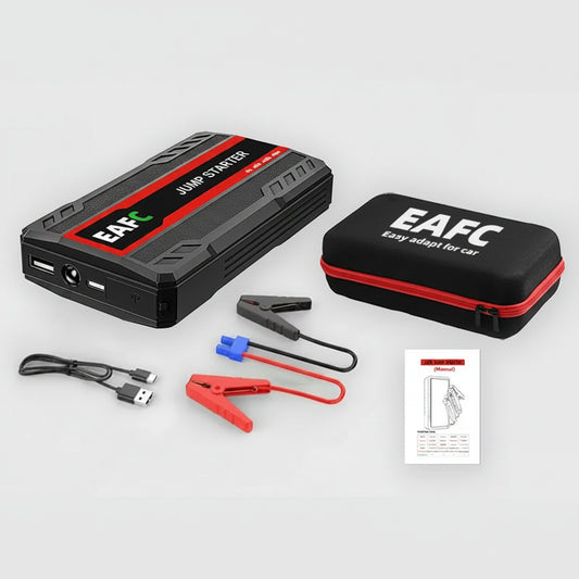 600A Portable Car Jump Starter Power Bank for 12V Gasoline Vehicles with LED Flashlight