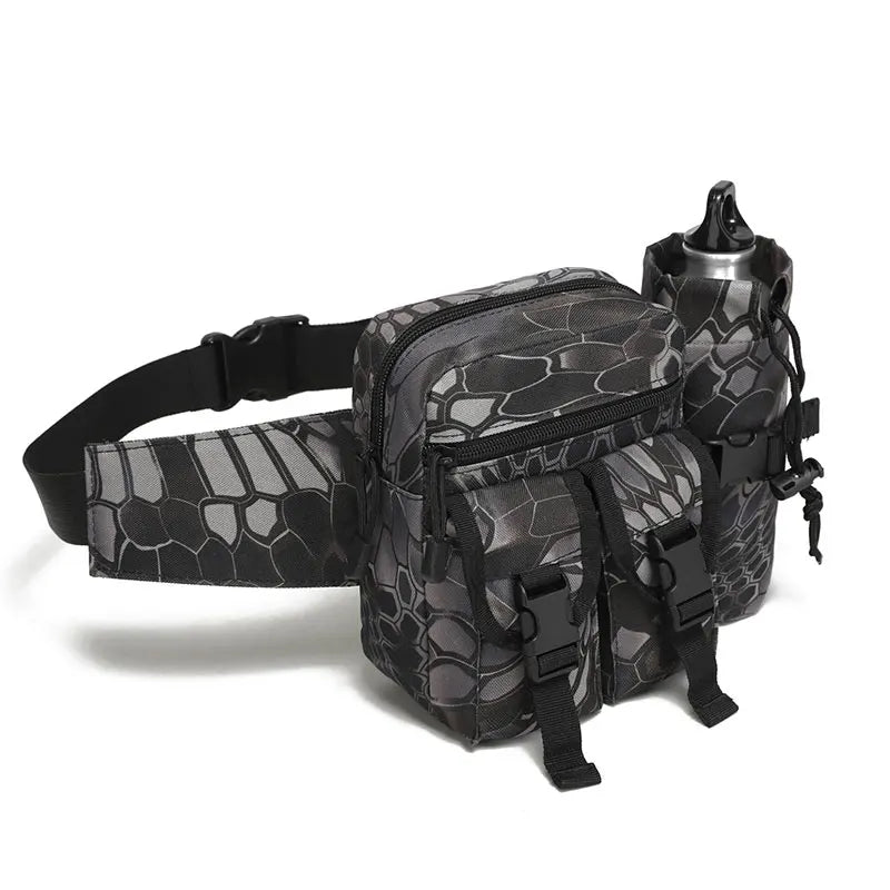 6L Tactical Waist Pack with Water Bottle Holder – Hiking & Outdoor