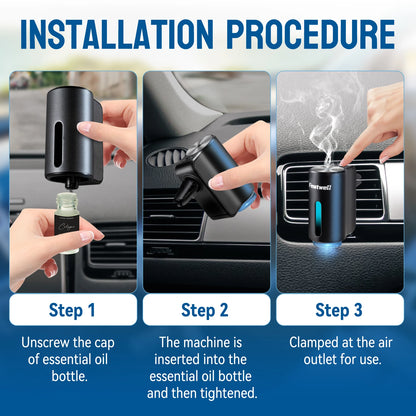 Car Air Aromatherapy Diffuser, Fragrance Car Air