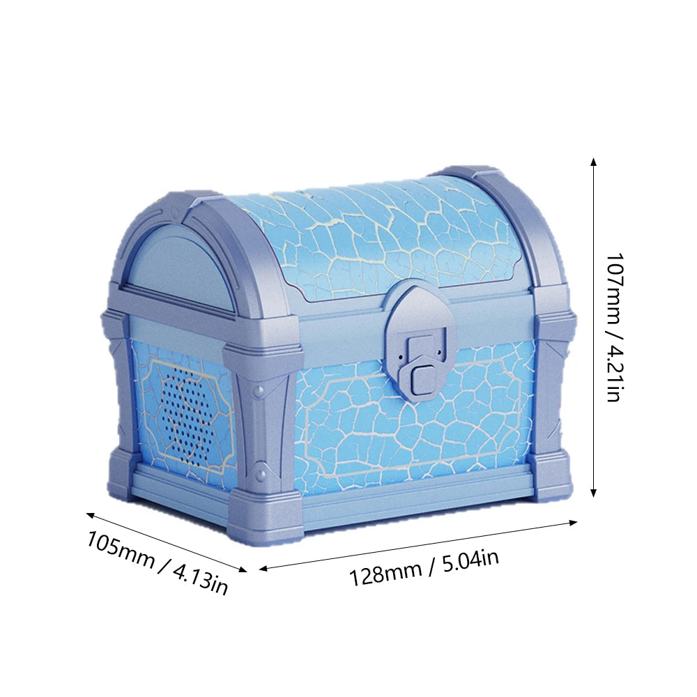 Treasure Chest Projector Night Light Galaxy Aurora Lamp with Bluetooth Speaker Ambient Northern Lights