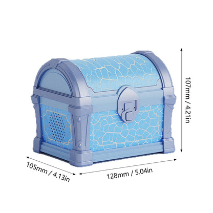 Treasure Chest Projector Night Light Galaxy Aurora Lamp with Bluetooth Speaker Ambient Northern Lights