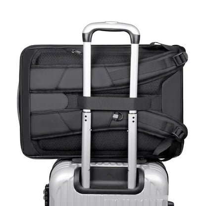 Hard Shell ABS Backpack – USB Charging Port, Water-Repellent, Large Capacity Laptop Bag for Men