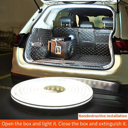Automatic LED Car Trunk Light Strip 2M/4M Interior Ambient Lighting 12V